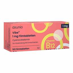 Abbildung: Vibe 1 mg Filmtabletten 50 St, Filmtabletten PZN 17964073