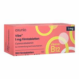 Abbildung: Vibe 1 mg Filmtabletten 100 St, Filmtabletten PZN 17964096