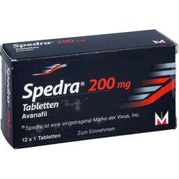 Abbildung: Spedra 200 mg Tabletten 12 St, Tabletten PZN 17971363