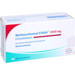 Abbildung: Methocarbamol STADA 1500 mg Filmtabletten 48 St, Filmtabletten PZN 17974002