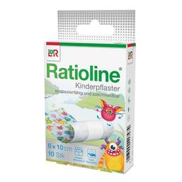 Abbildung: Ratioline Kinderpflaster zuschneidbar 6 cmx1 m 10 St, Pflaster PZN 17977360
