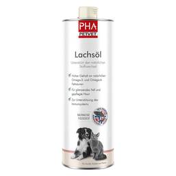 Abbildung: PHA Lachsöl für Hunde / Katzen / Pferde 1000 ml, Öl PZN 17979117