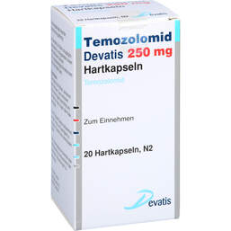 Abbildung: Temozolomid Devatis 250 mg Hartkapseln 20 St, Hartkapseln PZN 17981829