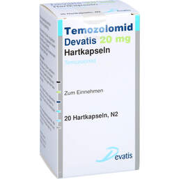 Abbildung: Temozolomid Devatis 20 mg Hartkapseln 20 St, Hartkapseln PZN 17981870