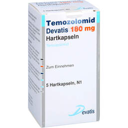 Abbildung: Temozolomid Devatis 180 mg Hartkapseln 5 St, Hartkapseln PZN 17983461