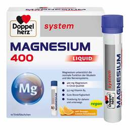 Abbildung: Doppelherz Magnesium 400 Liquid system Trinkampulle 10 St, Trinkampullen PZN 17987430