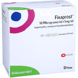 Abbildung: Fixaprost 50 Mikrogramm / ml + 5 mg / ml Augentropfenedp 90X0.2 ml, Augentropfen PZN 17987542