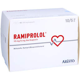 Abbildung: Ramiprolol 10 mg / 5 mg Hartkapseln 100 St, Hartkapseln PZN 17992678