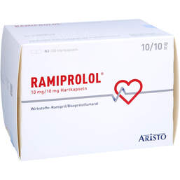 Abbildung: Ramiprolol 10 mg / 10 mg Hartkapseln 100 St, Hartkapseln PZN 17992690