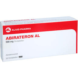 Abbildung: Abirateron AL 500 mg Filmtabletten 56 St, Filmtabletten PZN 17993809