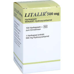 Abbildung: Litalir 500 mg Hartkapseln 100 St, Hartkapseln PZN 17994051