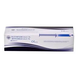 Abbildung: Methylenblau 1% steriler Marker für chirur.Eingriffe 5X10 ml, Injektionslösung PZN 17998149