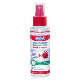 Abbildung: SOS Desinfektions-Spray INTENSE Hand + Fläche Spray, 100 ml PZN 18000271
