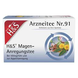 Abbildung: H&S® Magen-Anregungstee Filterbeutel 20X2.0 g, Filterbeutel PZN 18001750