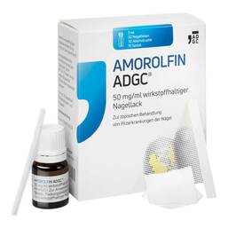 Abbildung: Amorolfin ADGC 50 mg / ml wirkstoffhalt.Nagellack 3 ml, Wirkstoffhaltiger Nagellack PZN 18002643