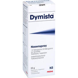 Abbildung: Dymista Nasenspray 137 µg / 50 µg / Sprühstoß 23 g, Nasenspray PZN 18004286
