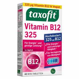 Abbildung: Taxofit Vitamin B12 Tabletten Tabletten, 40 St PZN 18017969