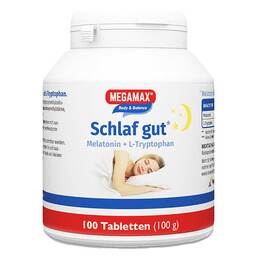 Abbildung: Schlaf Gut Melatonin + L-Tryptophan Tabletten Tabletten, 100 St PZN 18018756