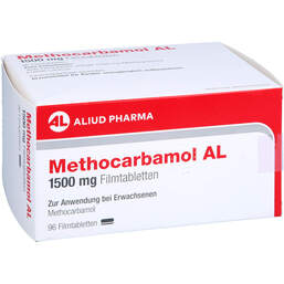Abbildung: Methocarbamol AL 1500 mg Filmtabletten 96 St, Filmtabletten PZN 18021327
