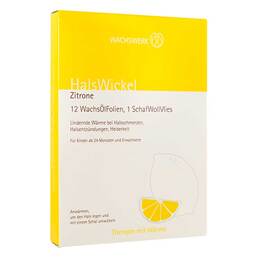 Abbildung: Halswickel Zitrone Wachswerk 12 St, Folie PZN 18023125