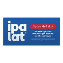 Abbildung: Ipalat Hydro Med akut Lutschpastillen 32 St, Lutschpastillen PZN 18028298