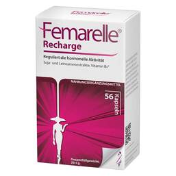 Abbildung: Femarelle Recharge DT56a & Leinsamen & Vit.B6 Kapseln Kapseln, 56 St PZN 18029205