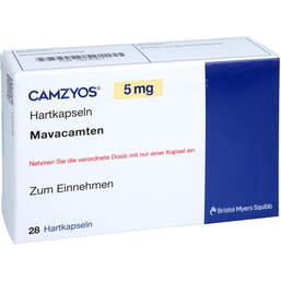 Abbildung: Camzyos 5 mg Hartkapseln 28 St, Hartkapseln PZN 18030361