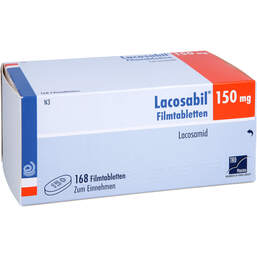 Abbildung: Lacosabil 150 mg Filmtabletten 168 St, Filmtabletten PZN 18032271