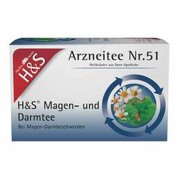 Abbildung: H&S® Magen- und Darmtee Filterbeutel 20X2.0 g, Filterbeutel PZN 18033075