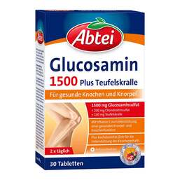 Abbildung: Abtei Glucosamin 1500 Tabletten TF 30 St, Tabletten PZN 18036205