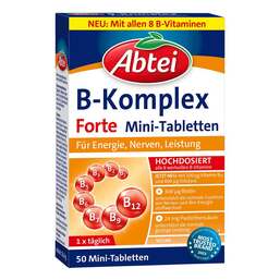 Abbildung: Abtei Vitamin B Komplex forte Tabletten 50 St, Tabletten PZN 18036760