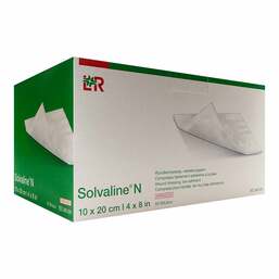 Abbildung: Solvaline N Kompressen 10x20 cm steril 50 St, Kompressen PZN 18038500