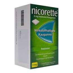 Abbildung: Nicorette 2 mg freshmint Kaugummi 210 St, Kaugummi PZN 18039391