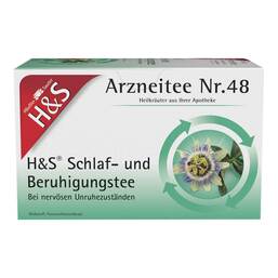 Abbildung: H&S Schlaf- und Beruhigungstee Filterbeutel 20X2.0 g, Filterbeutel PZN 18043607