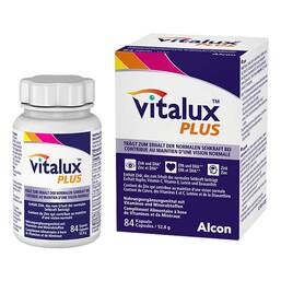 Abbildung: Vitalux Plus Kapseln 84 St, Kapseln PZN 18044848