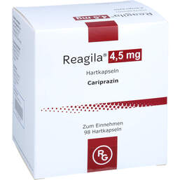 Abbildung: Reagila 4,5 mg Hartkapseln 98 St, Hartkapseln PZN 18047108
