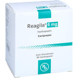 Abbildung: Reagila 6 mg Hartkapseln 98 St, Hartkapseln PZN 18047114