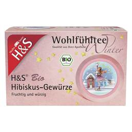 Abbildung: H&S Wintertee Bio Hibiskus-Gewürze Filterbeutel Filterbeutel, 20X2.5 g PZN 18047344