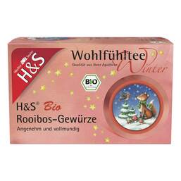 Abbildung: H&S Wintertee Bio Rooibos-Gewürze Filterbeutel Filterbeutel, 20X2.0 g PZN 18047367
