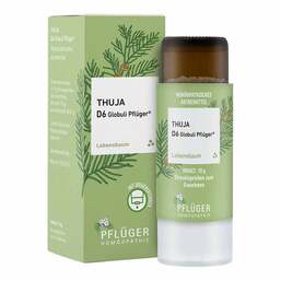 Abbildung: Thuja D6 Globuli Pflüger Dosierspender 10 g, Globuli PZN 18051699 