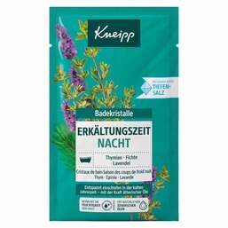 Abbildung: Kneipp Badekristalle Erkältungszeit Nacht 60 g, Salz PZN 18052948
