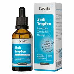 Abbildung: Zink Tropfen ionisches Zinksulfat flüssig 50 ml, Tropfen PZN 18053735