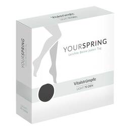 Abbildung: Yourspring light transparent 70den AD 40 / 41 schwarz 2 St PZN 18055964