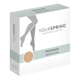 Abbildung: Yourspring medium transparent 140den AD 40 / 41 hon. 2 St PZN 18056981