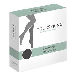 Abbildung: Yourspring strong blickdicht 280den AD 40 / 41 schwarz 2 St PZN 18058566
