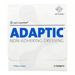 Abbildung: Adaptic 7,6x7,6 cm feuchte Wundauflage 3M 2012 50 St, Verband PZN 18059614