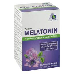 Abbildung: Melatonin + Passionsblume + Baldrian Kapseln Kapseln, 120 St PZN 18060296