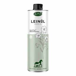 Abbildung: Lapura Leinöl für Hunde / Katzen / Pferde 1000 ml, Öl PZN 18064992