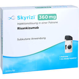 Abbildung: Skyrizi 360 mg Injektionslösung i.e.Patrone On-Body-Injek. 1 St, Injektionslösung PZN 18065017