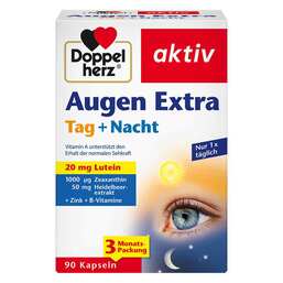 Abbildung: Doppelherz Augen Extra Tag + Nacht Kapseln 90 St, Kapseln PZN 18065738